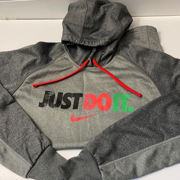 Nike Sweaters - NIKE Multi Color Therma-Fit Hooded Sweatshirt L